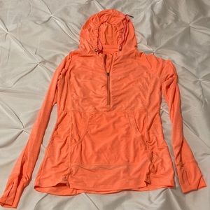 Bright orange athletic wear